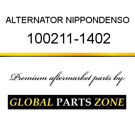 ALTERNATOR NIPPONDENSO 100211-1402