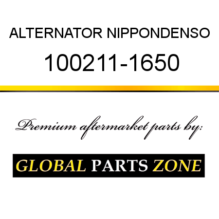 ALTERNATOR NIPPONDENSO 100211-1650