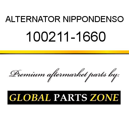 ALTERNATOR NIPPONDENSO 100211-1660