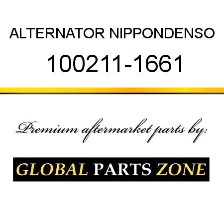 ALTERNATOR NIPPONDENSO 100211-1661