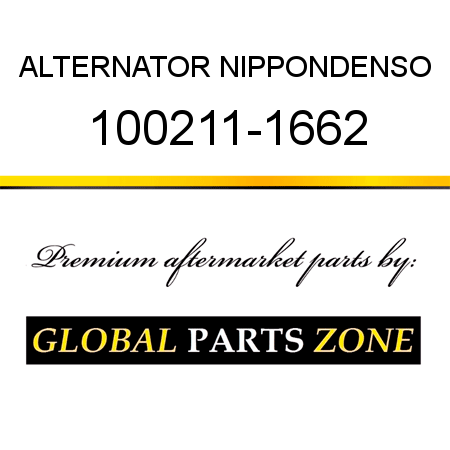 ALTERNATOR NIPPONDENSO 100211-1662