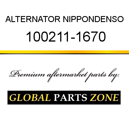 ALTERNATOR NIPPONDENSO 100211-1670