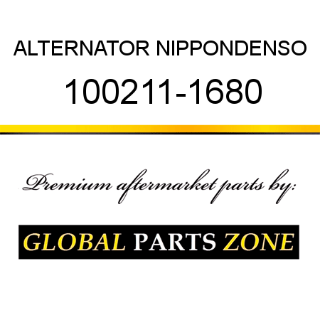 ALTERNATOR NIPPONDENSO 100211-1680