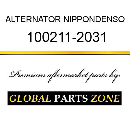ALTERNATOR NIPPONDENSO 100211-2031