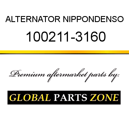 ALTERNATOR NIPPONDENSO 100211-3160