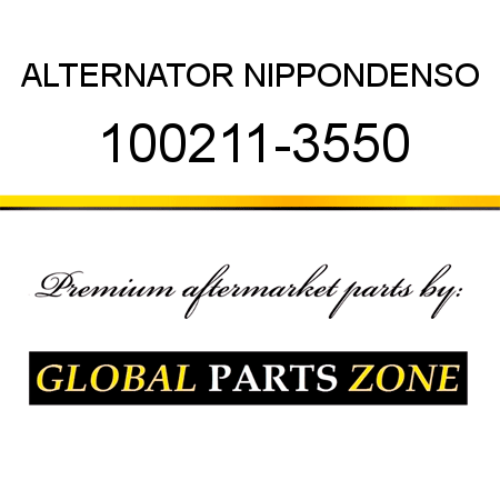 ALTERNATOR NIPPONDENSO 100211-3550