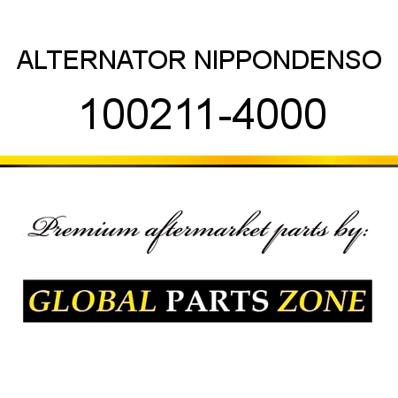 ALTERNATOR NIPPONDENSO 100211-4000