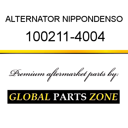 ALTERNATOR NIPPONDENSO 100211-4004