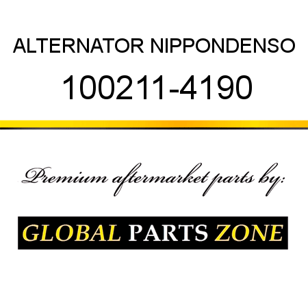 ALTERNATOR NIPPONDENSO 100211-4190