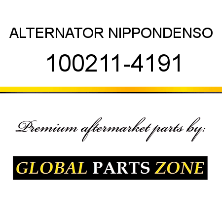 ALTERNATOR NIPPONDENSO 100211-4191