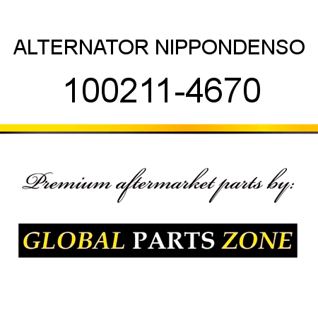 ALTERNATOR NIPPONDENSO 100211-4670