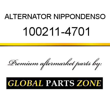 ALTERNATOR NIPPONDENSO 100211-4701