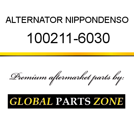 ALTERNATOR NIPPONDENSO 100211-6030