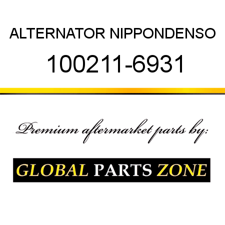 ALTERNATOR NIPPONDENSO 100211-6931