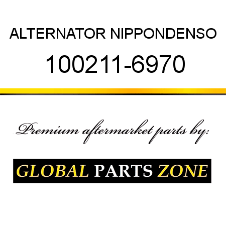 ALTERNATOR NIPPONDENSO 100211-6970