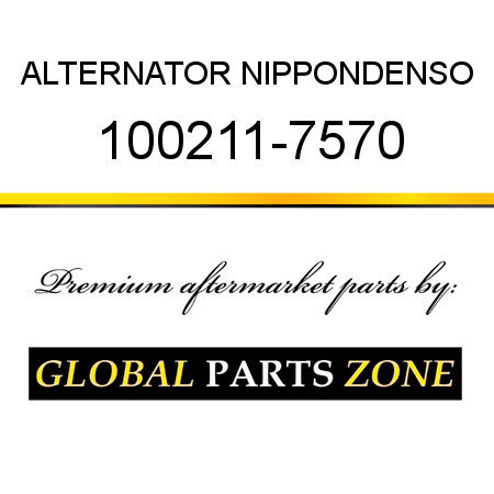 ALTERNATOR NIPPONDENSO 100211-7570