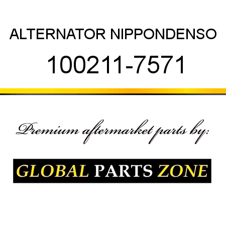 ALTERNATOR NIPPONDENSO 100211-7571