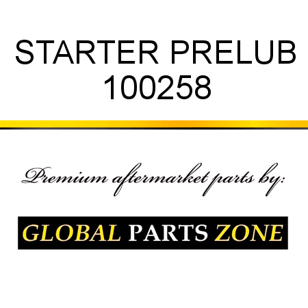 STARTER PRELUB 100258