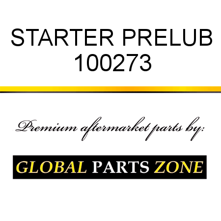 STARTER PRELUB 100273