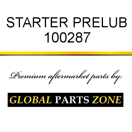 STARTER PRELUB 100287