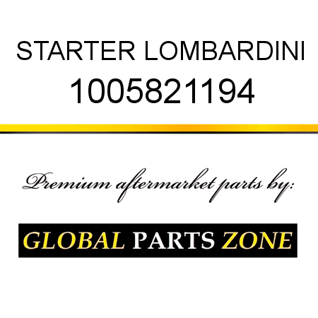 STARTER LOMBARDINI 1005821194