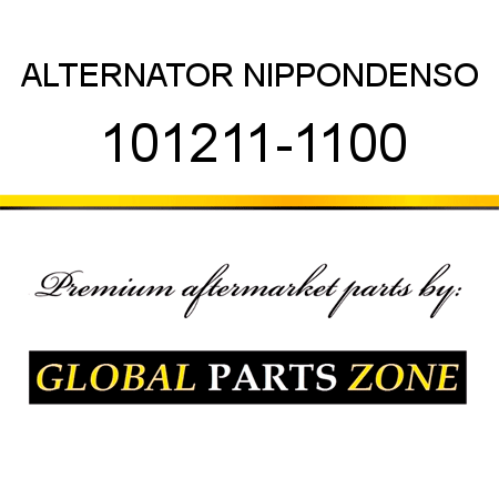 ALTERNATOR NIPPONDENSO 101211-1100