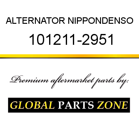 ALTERNATOR NIPPONDENSO 101211-2951