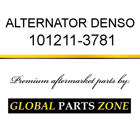 ALTERNATOR DENSO 101211-3781