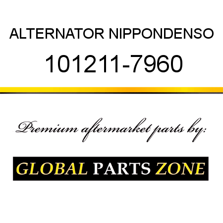 ALTERNATOR NIPPONDENSO 101211-7960
