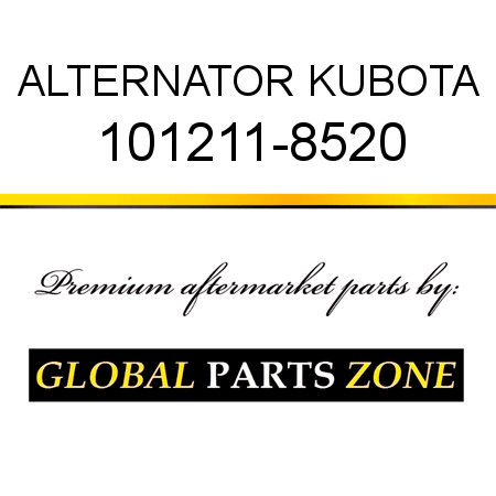 ALTERNATOR KUBOTA 101211-8520