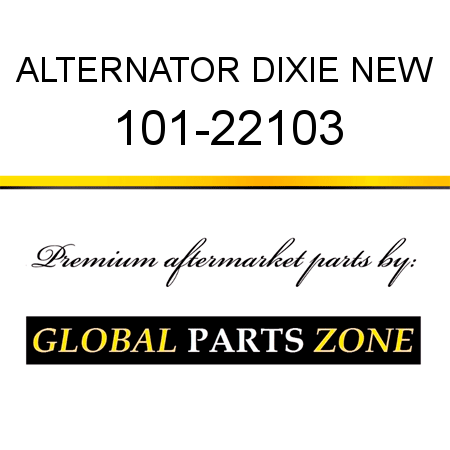 ALTERNATOR DIXIE NEW 101-22103