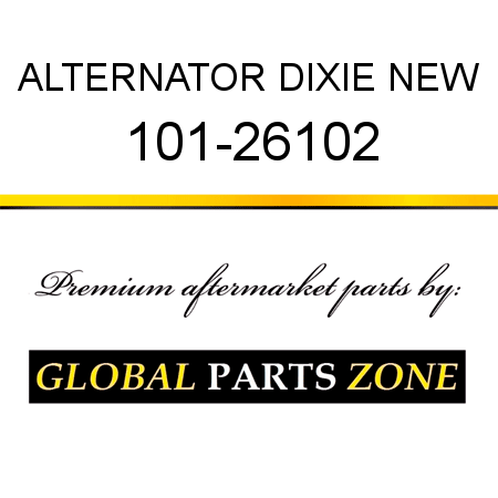 ALTERNATOR DIXIE NEW 101-26102
