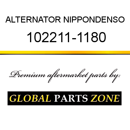 ALTERNATOR NIPPONDENSO 102211-1180