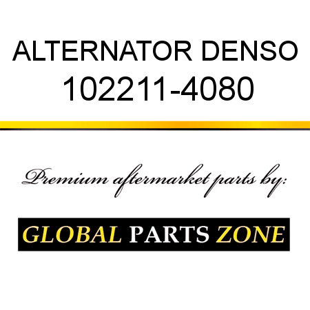 ALTERNATOR DENSO 102211-4080