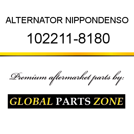 ALTERNATOR NIPPONDENSO 102211-8180