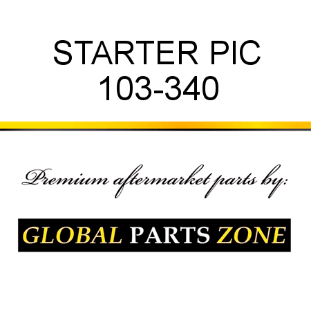 STARTER PIC 103-340