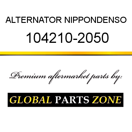 ALTERNATOR NIPPONDENSO 104210-2050