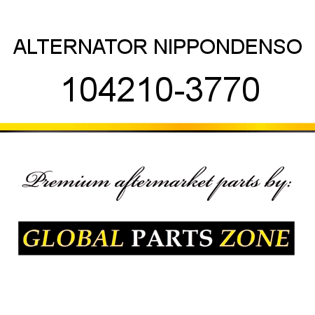 ALTERNATOR NIPPONDENSO 104210-3770