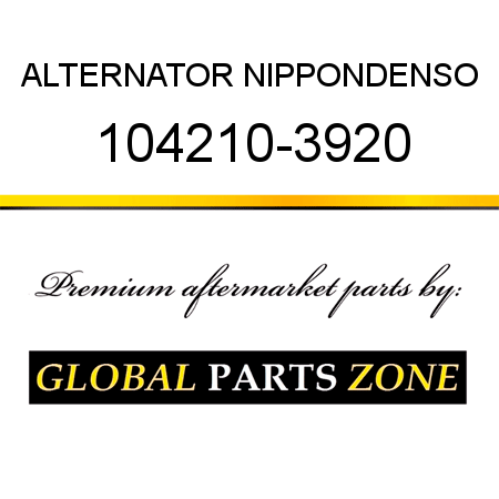 ALTERNATOR NIPPONDENSO 104210-3920