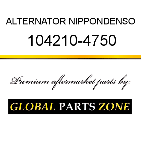 ALTERNATOR NIPPONDENSO 104210-4750