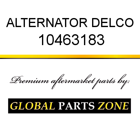 ALTERNATOR DELCO 10463183