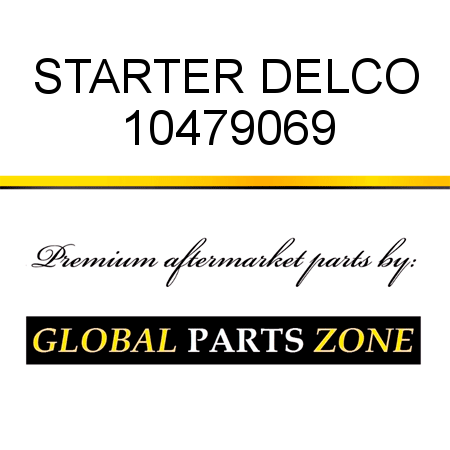 STARTER DELCO 10479069