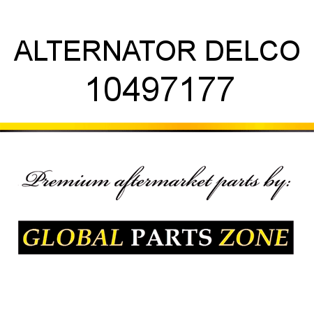 ALTERNATOR DELCO 10497177