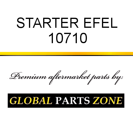 STARTER EFEL 10710