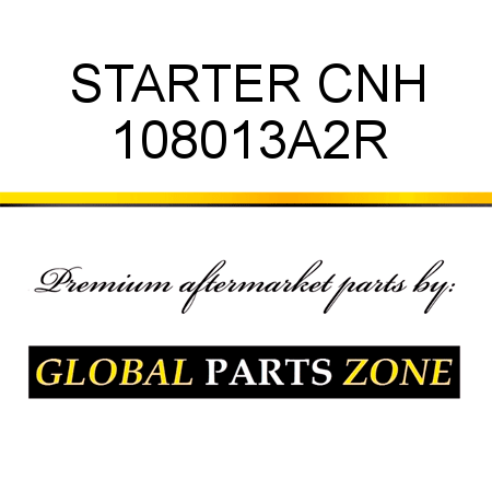 STARTER CNH 108013A2R