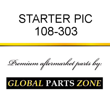 STARTER PIC 108-303