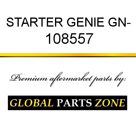 STARTER GENIE GN- 108557