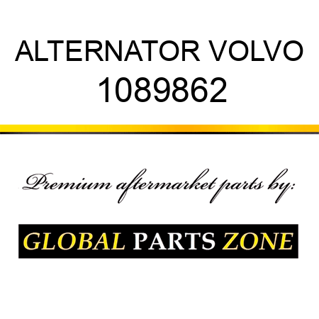 ALTERNATOR VOLVO 1089862