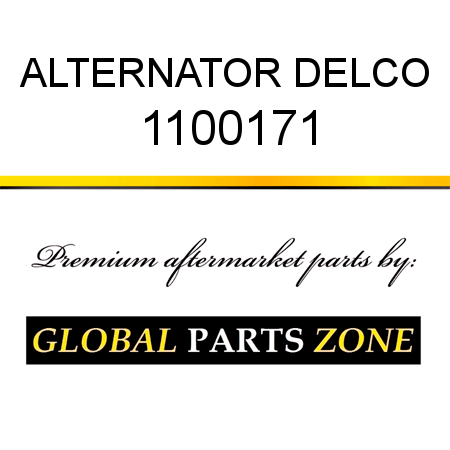 ALTERNATOR DELCO 1100171