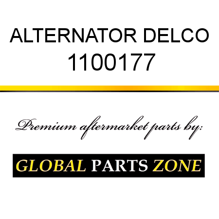 ALTERNATOR DELCO 1100177